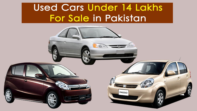 Used Cars under 14 Lakh for Sale in Pakistan